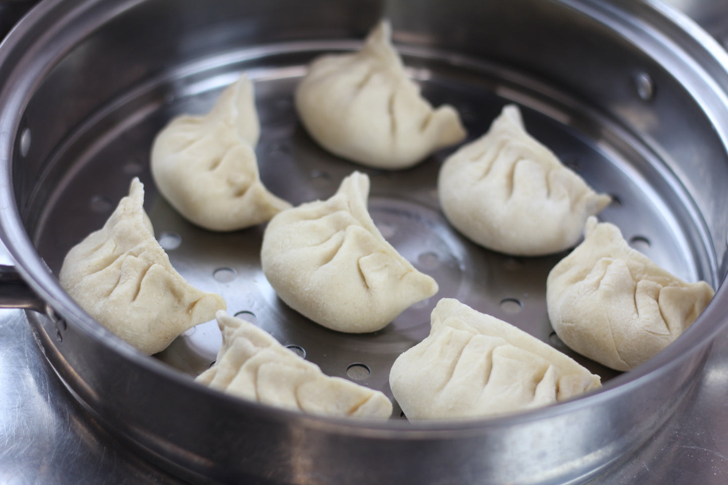 Handcrafted Frozen Vegan Dumplings (16 pcs) - Authentic Nepali Momo + FREE Chutney | Ready-to-Cook, Plant-Based, Healthy Snack