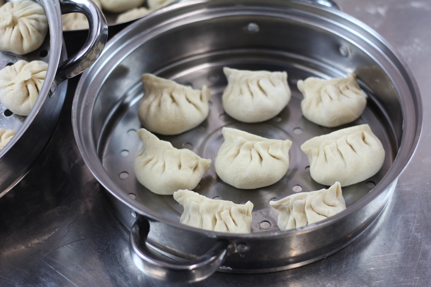 Handcrafted Frozen Vegan Dumplings (32 pcs) - Authentic Nepali Momo + FREE Chutney | Ready-to-Cook, Plant-Based, Healthy Snack