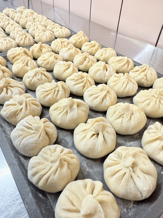 Handcrafted Frozen Chicken Dumplings (16pcs) - Authentic Nepali Momo + FREE CHUTNEY | Ready-to-Cook, Delicious Snack, Ideal for Quick Meals